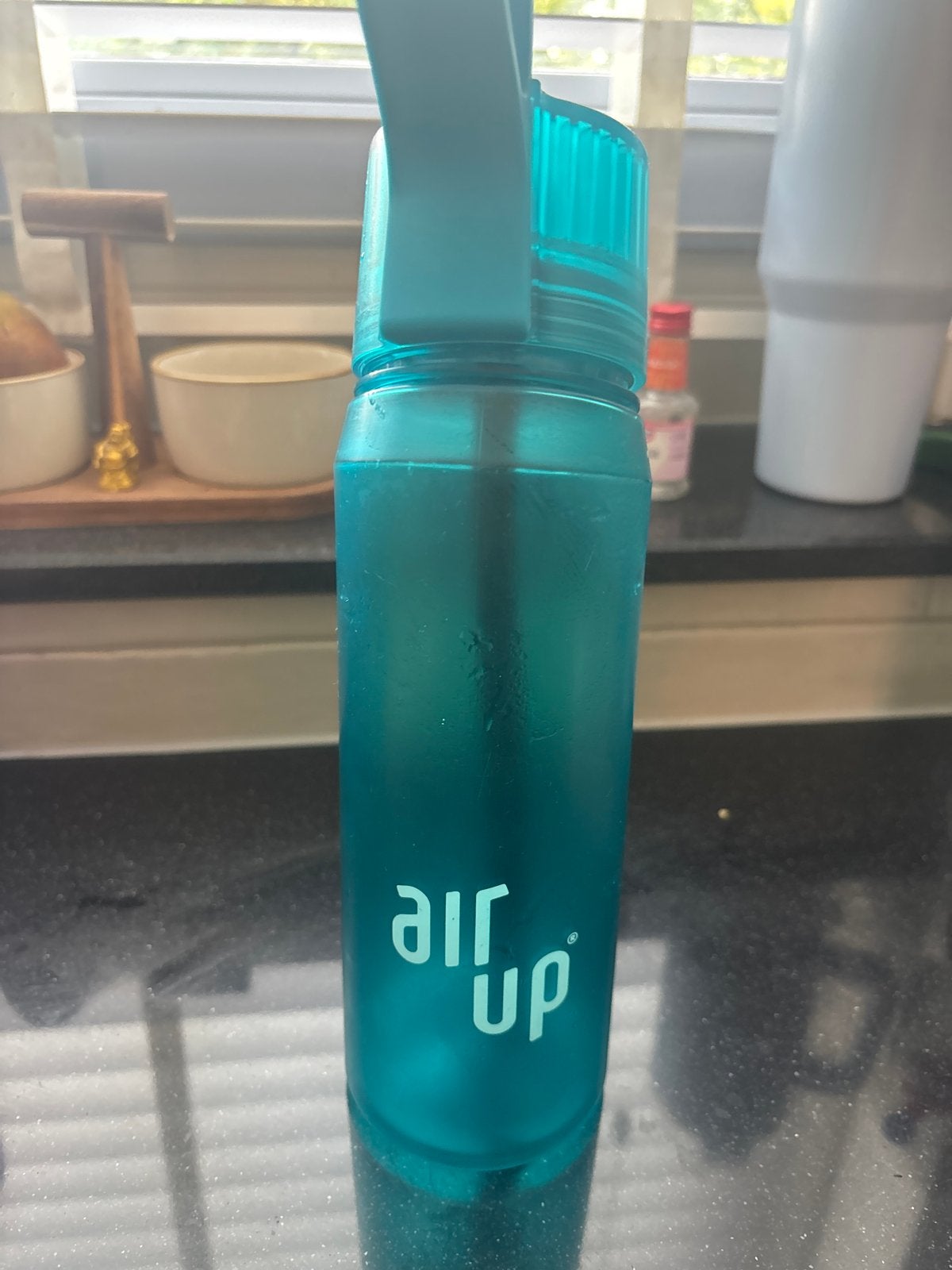 Air Up drinkfles - Turquoise, Ophalen of Verzenden, Gebruikt