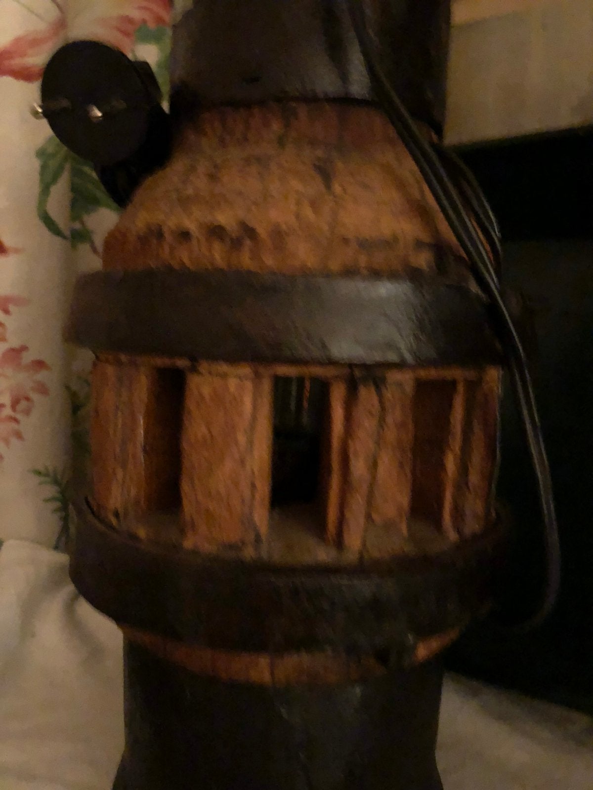 Vintage lampenvoet, Ophalen