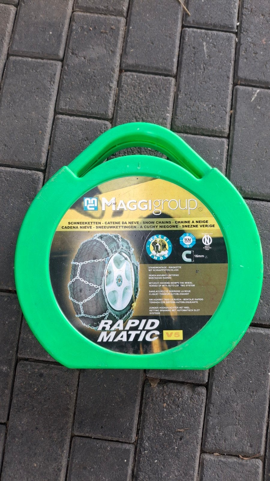 MaggiGroup Rapid Matic V5 sneeuwkettingen, Ophalen of Verzenden, Zo goed als nieuw
