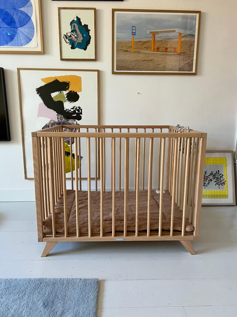 Bopita Retro Box Naturel, Kinderen en Baby's, Boxen, Ophalen, Zo goed als nieuw, In hoogte verstelbaar