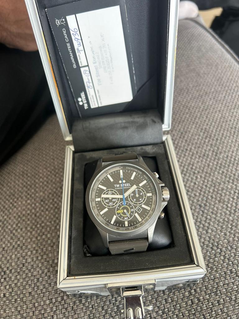 TW Steel Polshorloge Valentino Rossi, Overige merken, Staal, Verzenden, Polshorloge