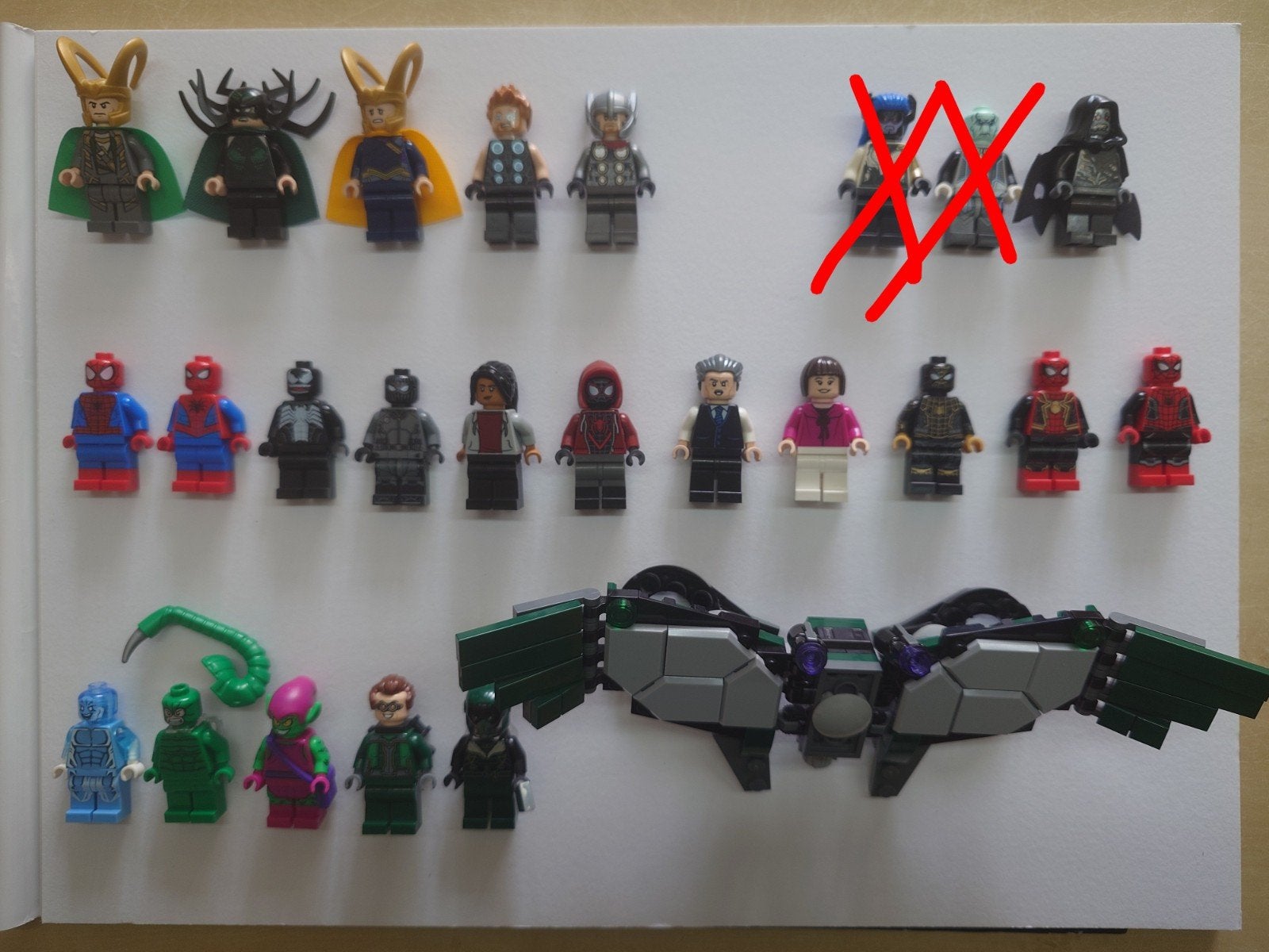 Lego Marvel minifigs Thor, Spider-Man & Infinity Saga, Marvel, Lego, Ophalen of Verzenden, Zo goed als nieuw