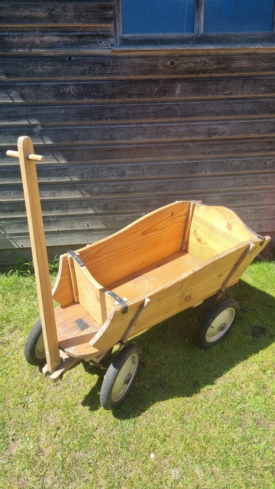 Houten bolderkar, Ophalen