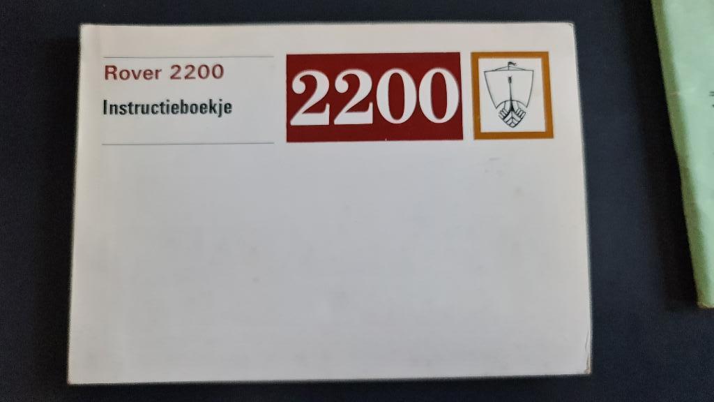 Rover 2200 ( P6) instructieboekje, Ophalen of Verzenden