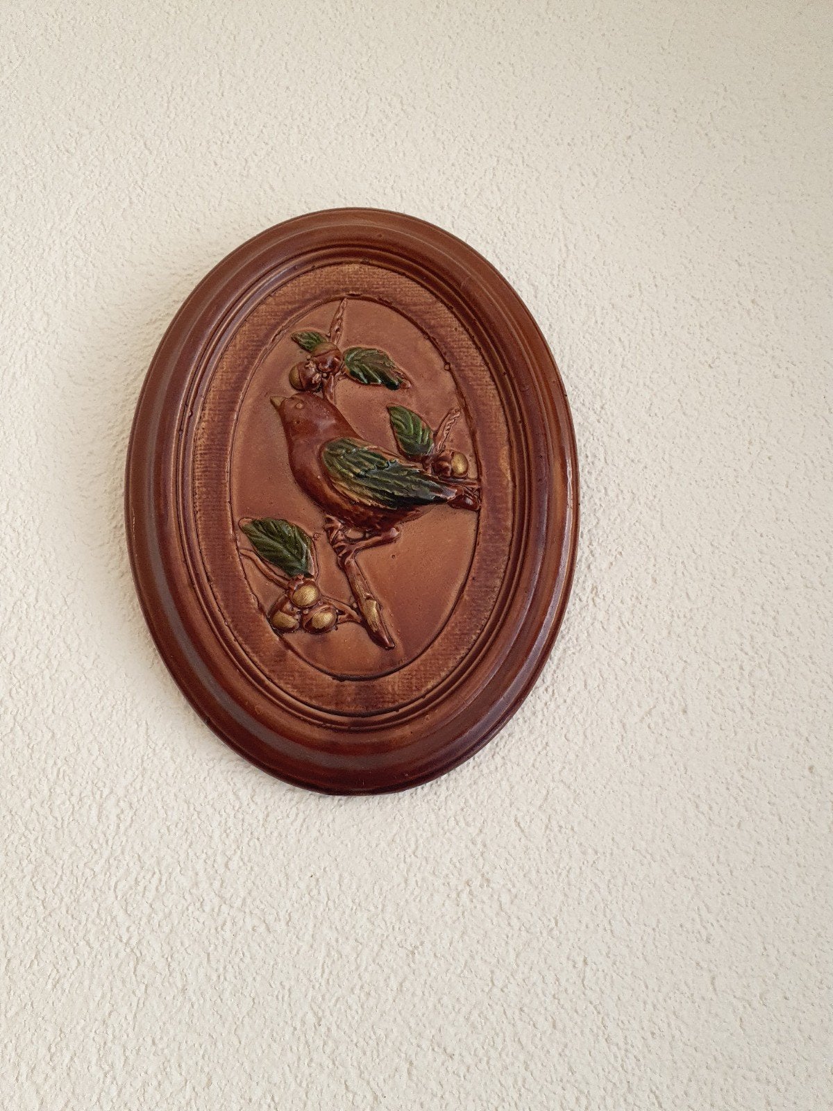 Wandbord vogel, Ophalen of Verzenden
