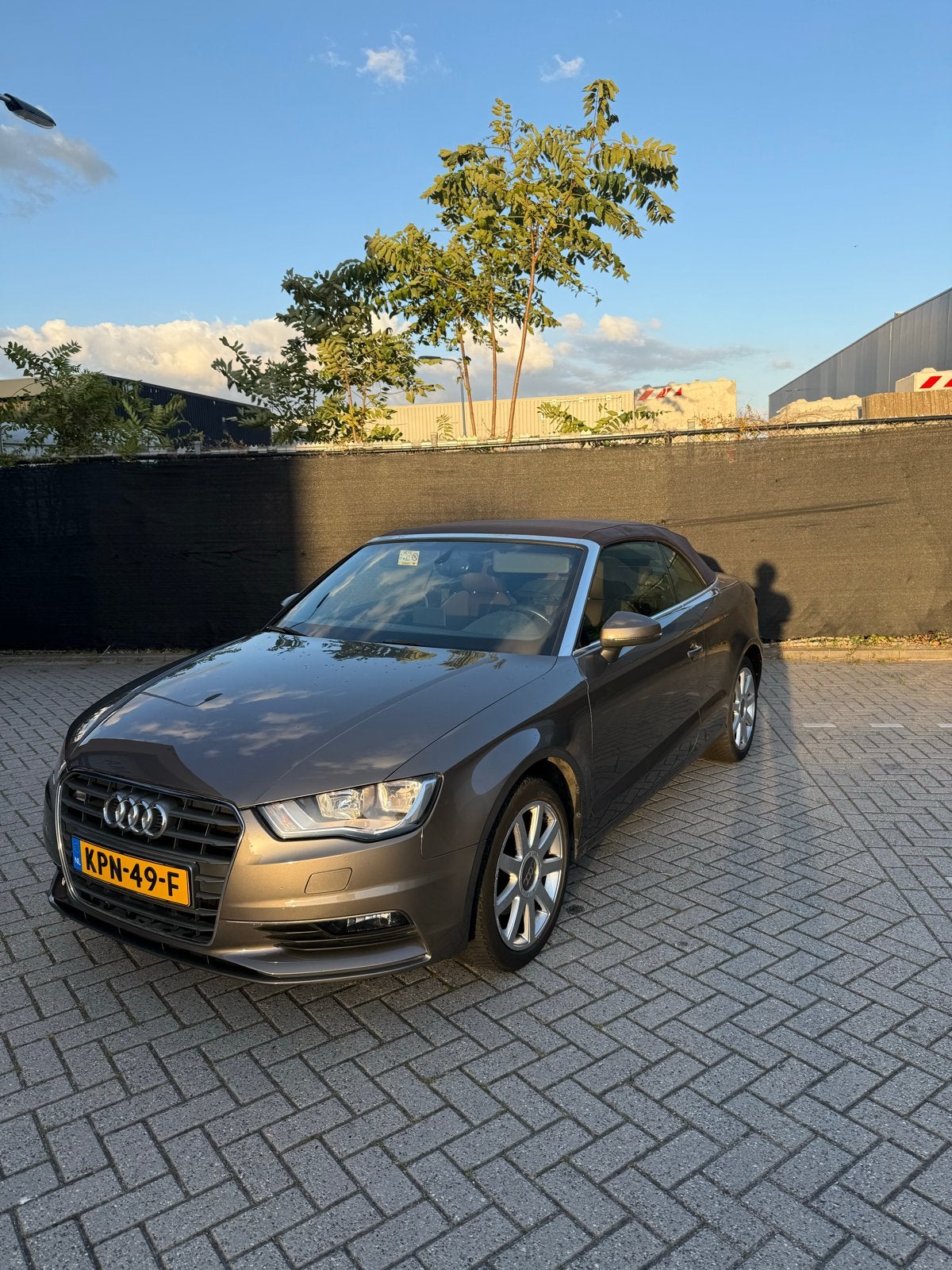 Audi A3 1.4 Tfsi 110KW Cabriolet 2015 Grijs, Auto's, Audi, Voorwielaandrijving, Elektronische parkeerrem, 1340 kg, 4 cilinders
