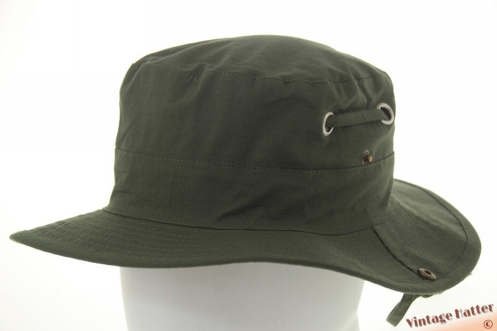 Safari bush hoed Outdoor Adventure groen katoen knopen 58-61, Outdoor Adventure, Hoed, Nieuw, Ophalen of Verzenden