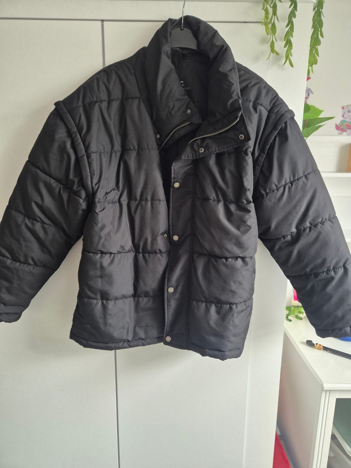 Zwarte BPC Bonprix Collection winterjas, maat 40, BPC Bonprix Collection, Ophalen of Verzenden, Maat 38/40 (M), Zwart