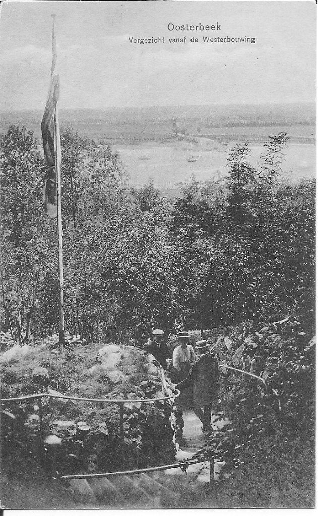 Oosterbeek - Vergezicht vanaf de Westerbouwing  1917, Ophalen of Verzenden, Voor 1920, Gelopen, Gelderland