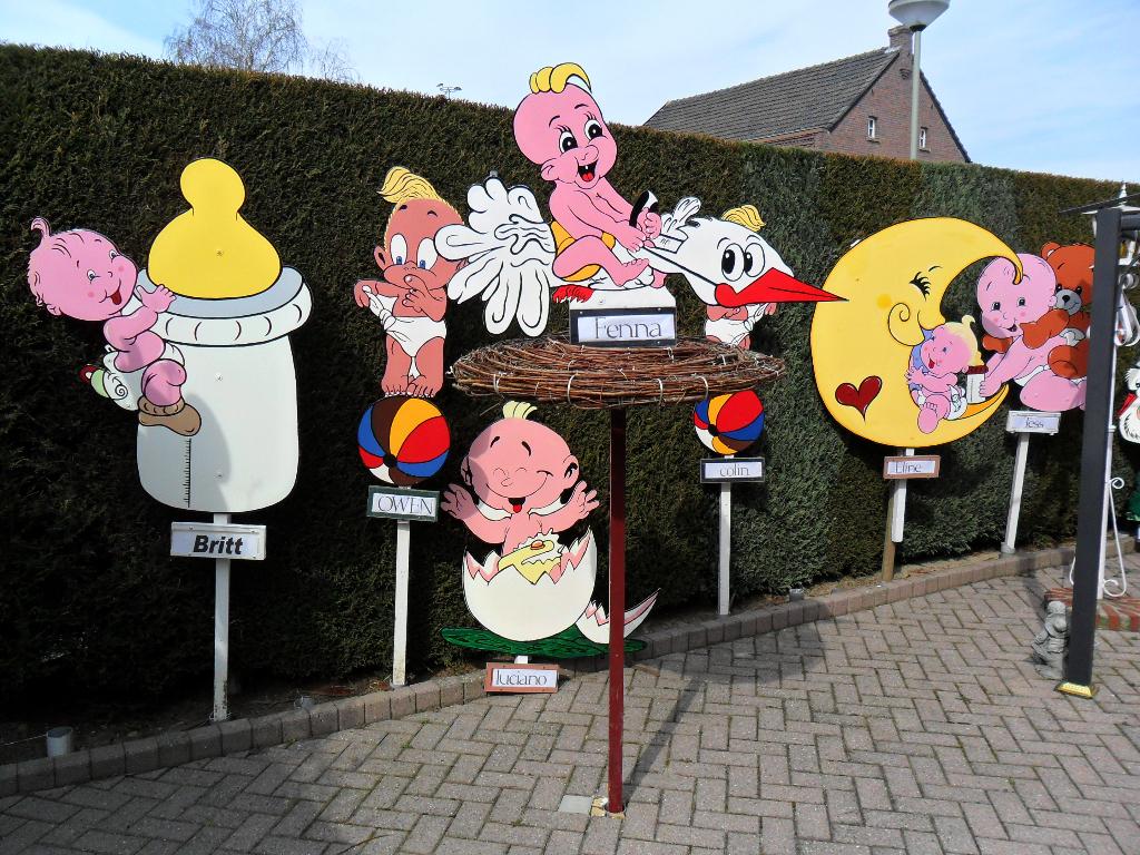 Geboortebord / geboorte ooievaar goedkoopst., Kinderen en Baby's, Kraamcadeaus en Geboorteborden, Ophalen, Nieuw, Geboortebord