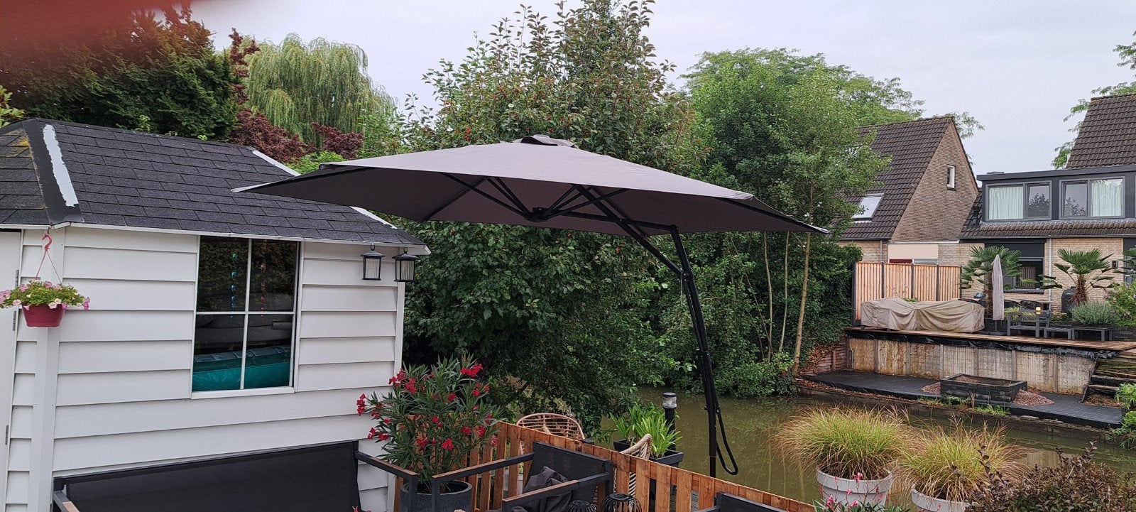 te koop nieuwe zweefparasol, Ophalen, Nieuw, Zweefparasol