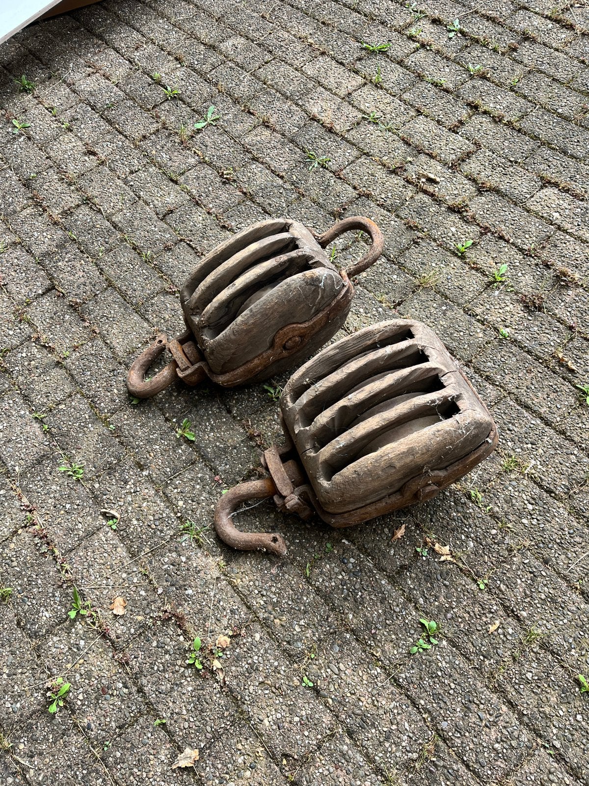 Scheeps katrollen, Antiek en Kunst, Ophalen