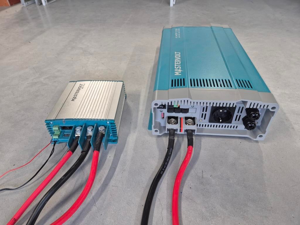Mastervolt 12 3500 omvormer + Mac plus DcDc, Ophalen