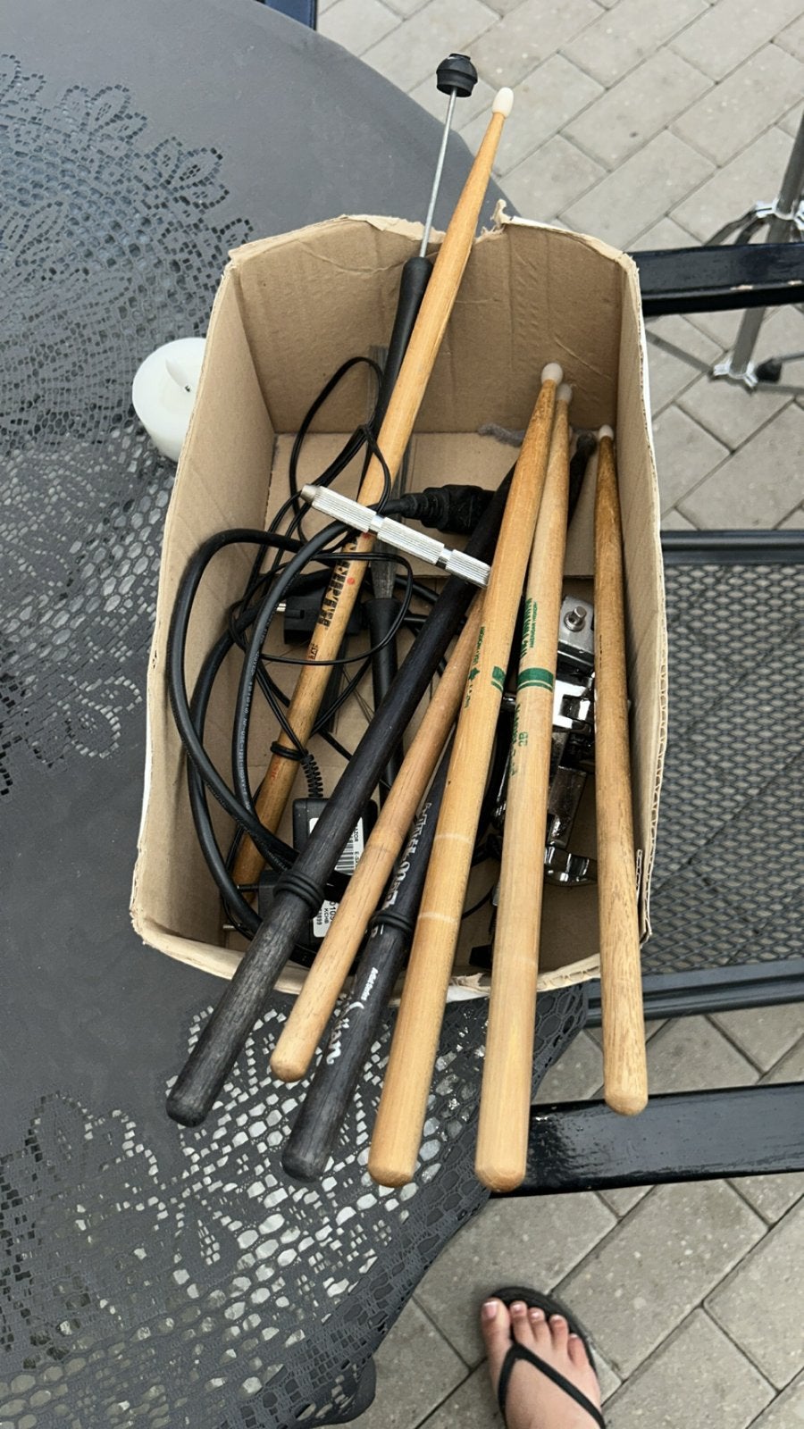 Premier drumstel met bekkens en drumstokken, Muziek en Instrumenten, Ophalen of Verzenden, Gebruikt, Premier