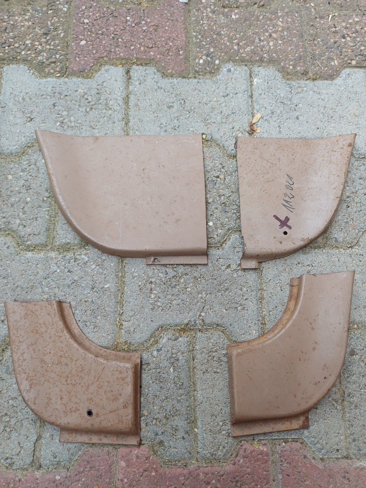 Eind drempel hoekjes fiat 500 D, Ophalen, Fiat, Bumper