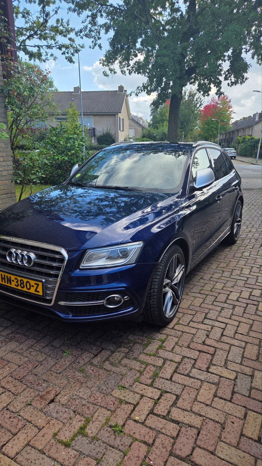 Audi SQ5 3.0 TDI V6 Quattro Tiptronic 2014 Blauw, Auto's, Automaat, 15 km/l, Blauw, 226 €/maand