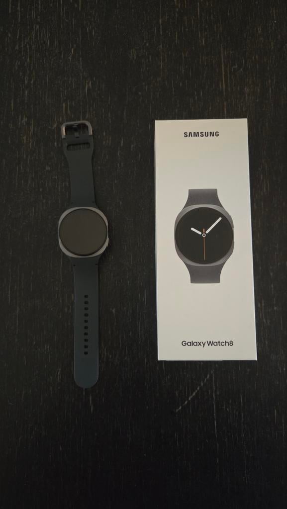 Samsung Galaxy Watch8 - Nieuw in doos, Zwart, Nieuw, Ophalen of Verzenden, Conditie