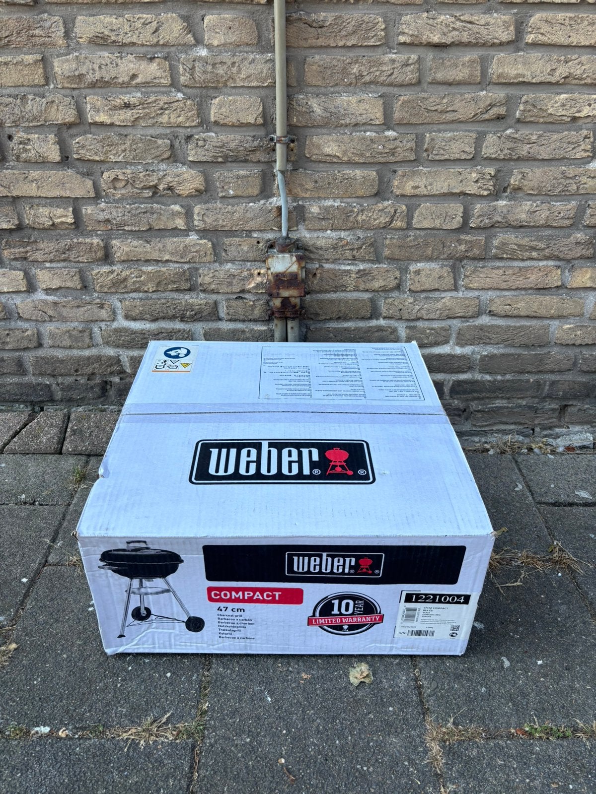 Weber Compact Kogelbarbecue Kettle, Ophalen, Nieuw