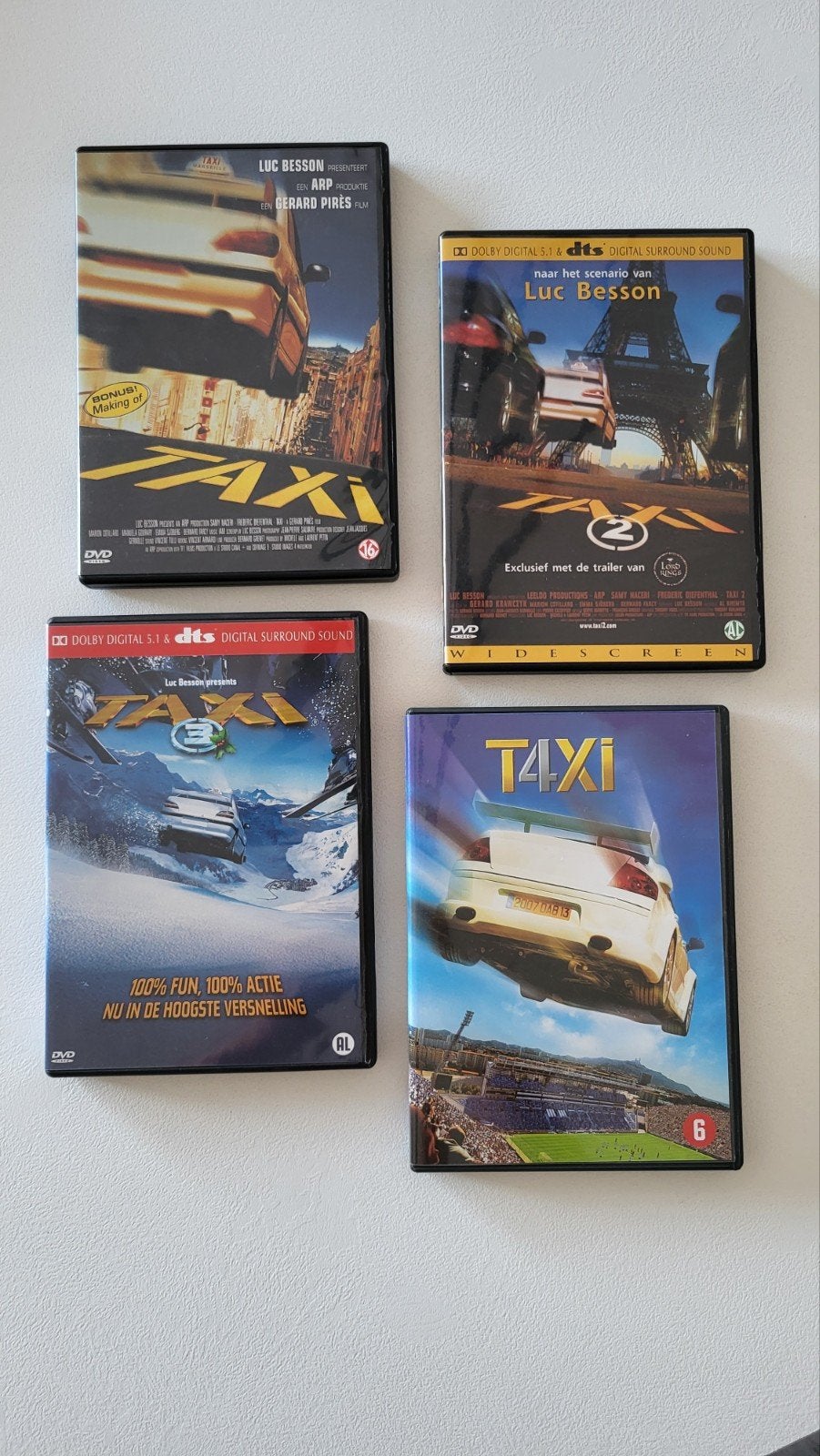 DVD's Taxi, Nederlands, Actiethriller, Ophalen of Verzenden, Zo goed als nieuw