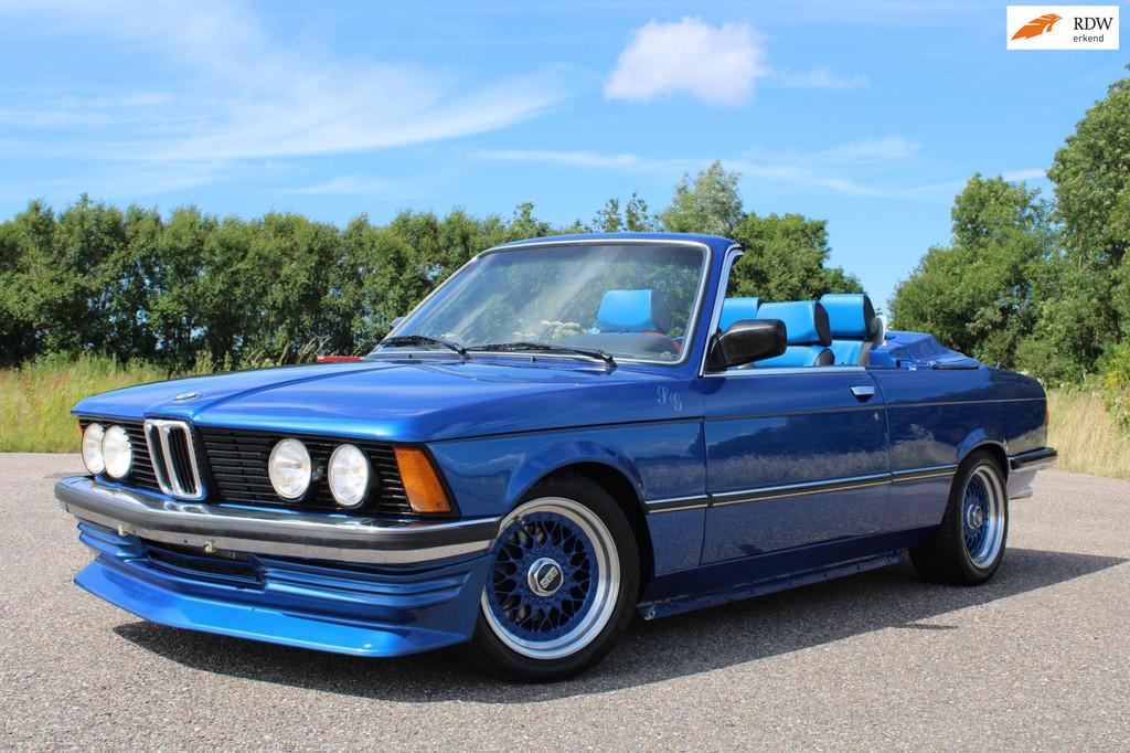 BMW 3-serie 328i E21 Cabrio*211PK*BBS*ZEER ZELDZAAM!, Auto's, Achterwielaandrijving, Gebruikt, Cabriolet, Blauw