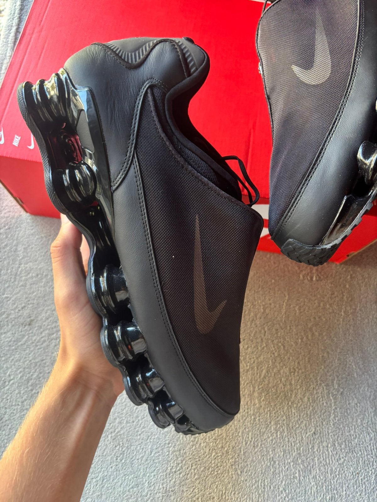 Nike shox tl cave stone - maat 47,5 en 48,5 - nieuw, J, Zwart, Nieuw, Ophalen of Verzenden