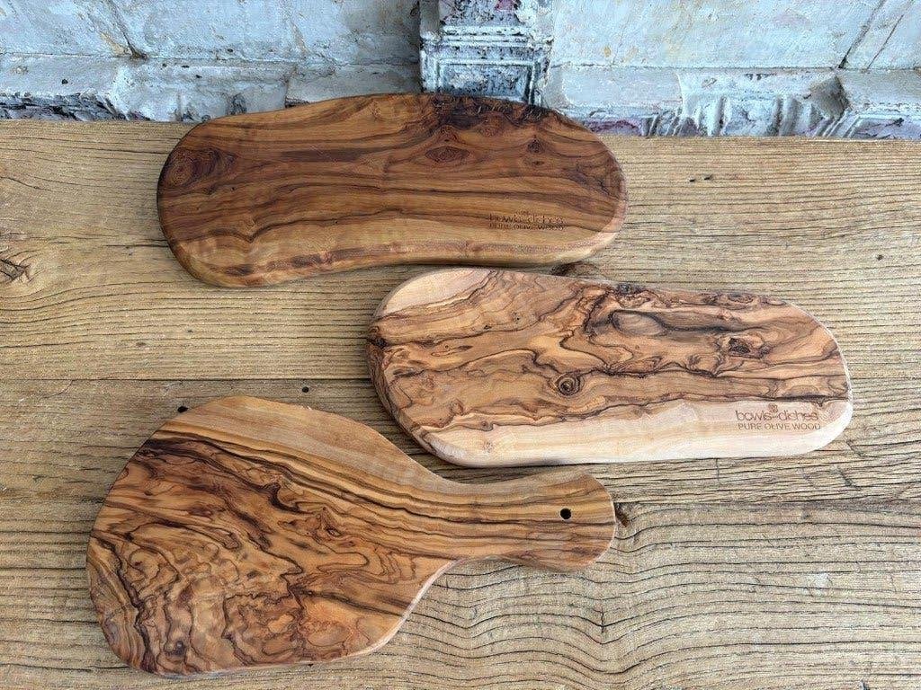 Bowls and Dishes Olijfhouten plank tapasplank serveerplank, Ophalen of Verzenden