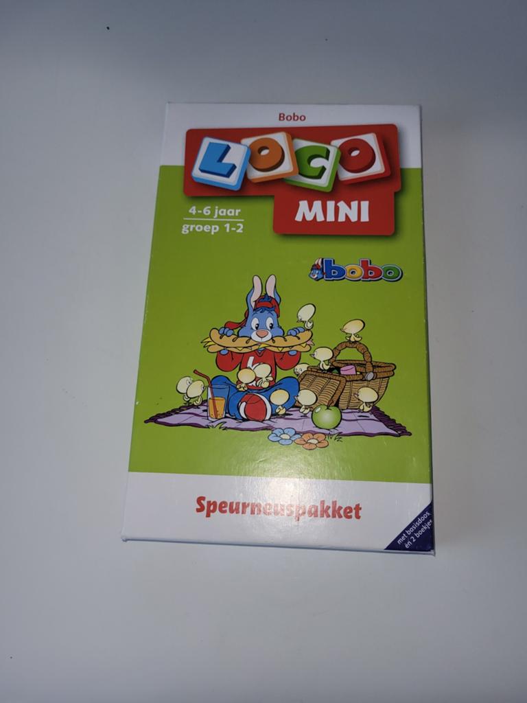 Mini loco bobo basisdoos met 2 boekjes, Ophalen of Verzenden