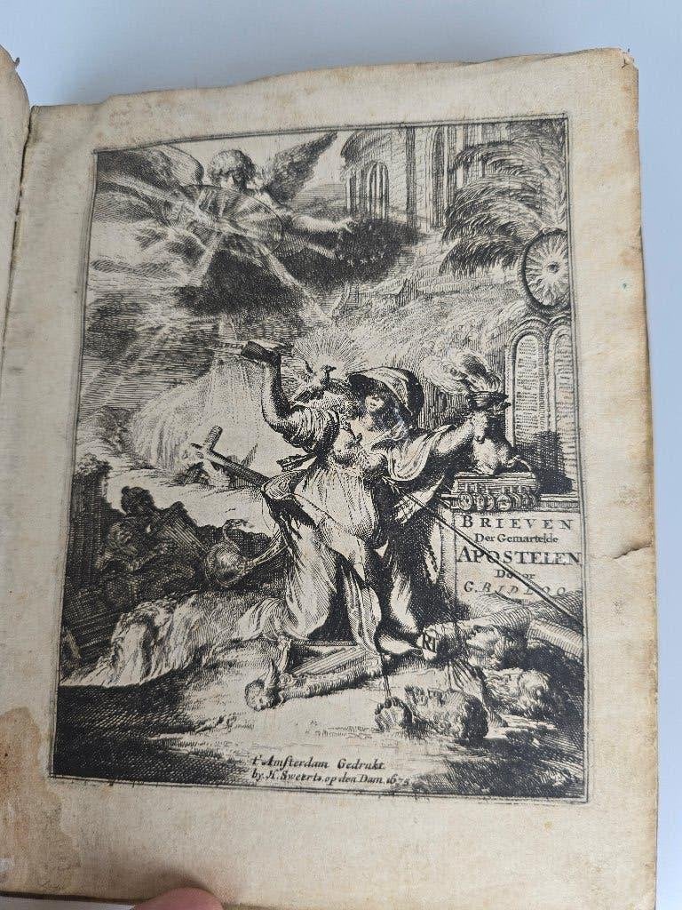 Boek met prachtig gravures van Romeyn de Hooghe, Ophalen of Verzenden, Govard Bidloo
