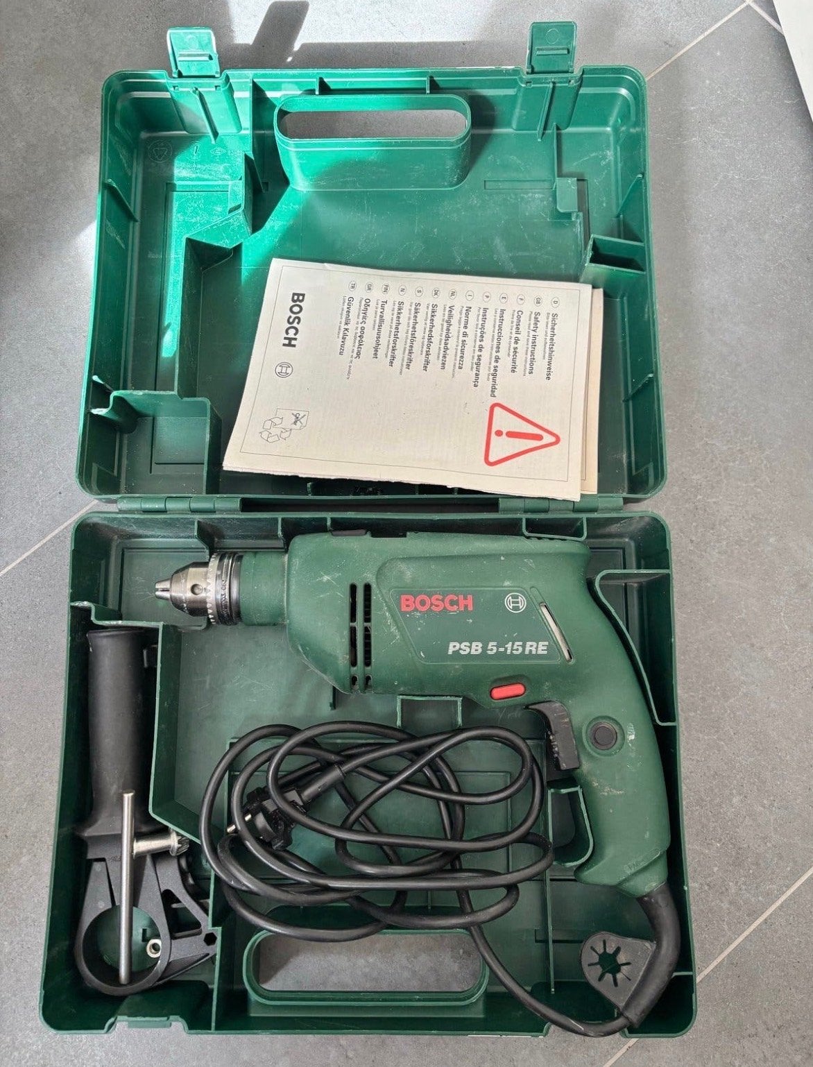 Bosch Boormachine PSB 5-15 RE - Voor dagelijks gebruik, Gebruikt, Variabele snelheid, Minder dan 400 watt, Ophalen