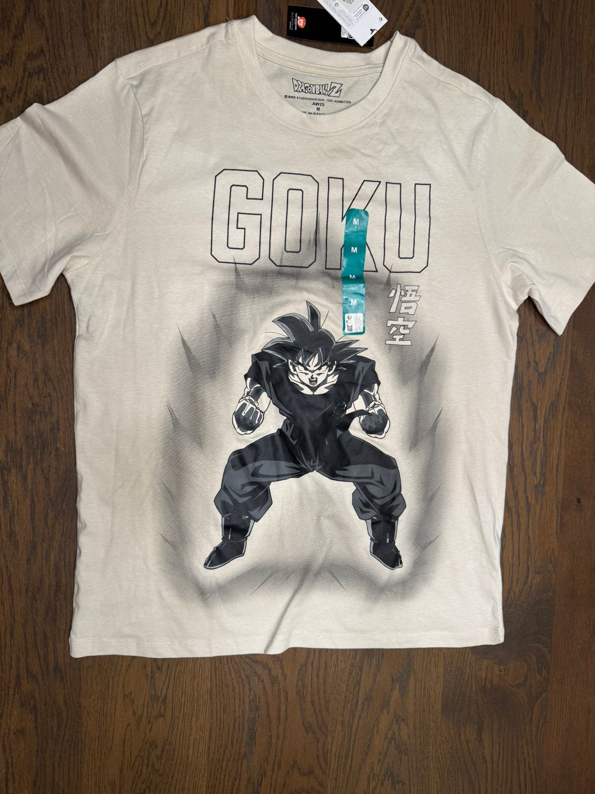 Nieuw officieel Dragon Ball Z T-shirt – Goku – maat M, Ophalen of Verzenden, Nieuw, Maat 48/50 (M), Wit