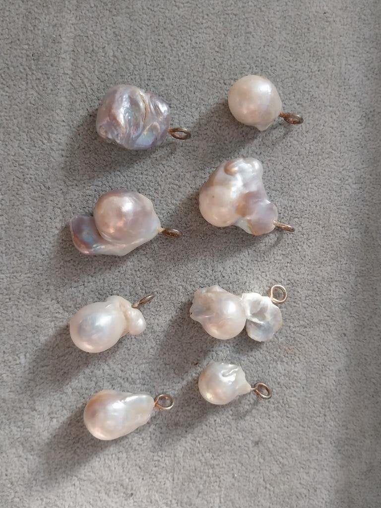Partij grote baroque parels, Ophalen of Verzenden