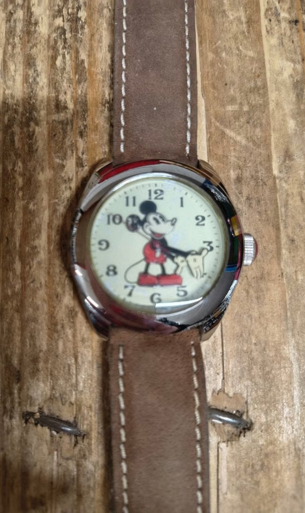 Vintage Walt Disney Mickey Mouse horloge, Sieraden, Tassen en Uiterlijk, Horloges | Kinderen, Ophalen, Gebruikt, ., Jongen of Meisje