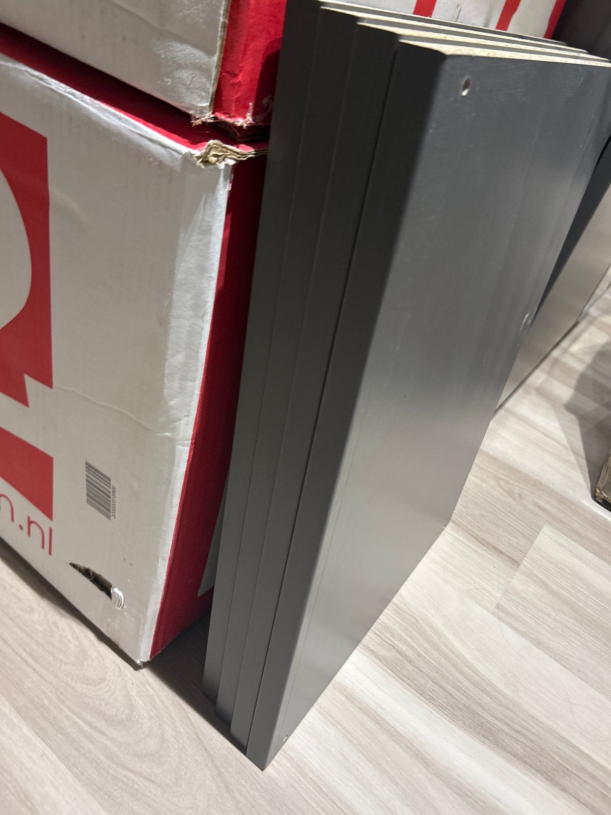 4x IKEA Komplement plank 50x38 grijs voor PAX kast, Huis en Inrichting, Ophalen of Verzenden, Zo goed als nieuw