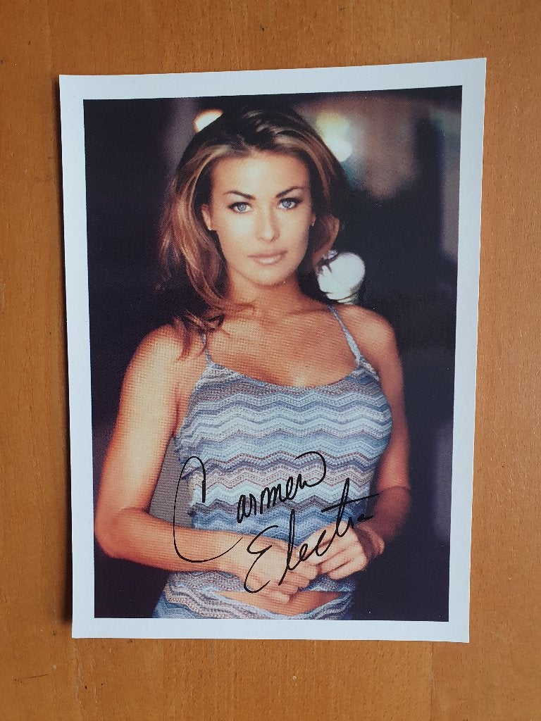 Carmen Electra (usa) mooie kleuren fotokaart      4 euro, 1980 tot heden, Foto, Ophalen of Verzenden, Zo goed als nieuw