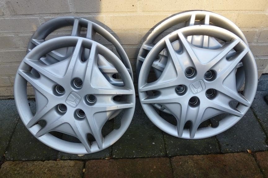 Wieldoppen origineel Honda 15inch Accord, Auto-onderdelen, Carrosserie en Plaatwerk, Ophalen of Verzenden, Gebruikt, Honda, Bumper