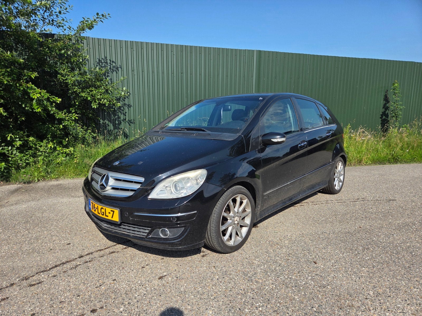 Mercedes-Benz B-Klasse 2.0 B200 Turbo 5DRS CVT 2005 Zwart, Auto's, Mercedes-Benz, 4 cilinders, 400 kg, Zwart, Particulier