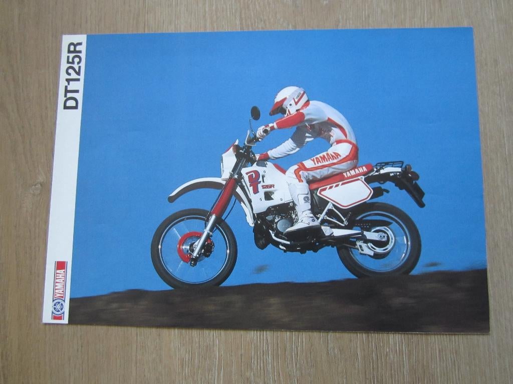 Yamaha DT 125 R brochure folder 1989, Motoren, Ophalen of Verzenden, Yamaha