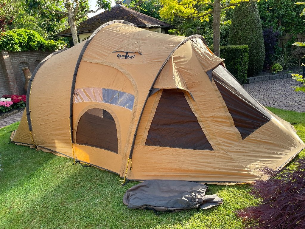 Ruime 3 persoons tent, Caravans en Kamperen, Tenten, Ophalen, Gebruikt, Tot en met 3