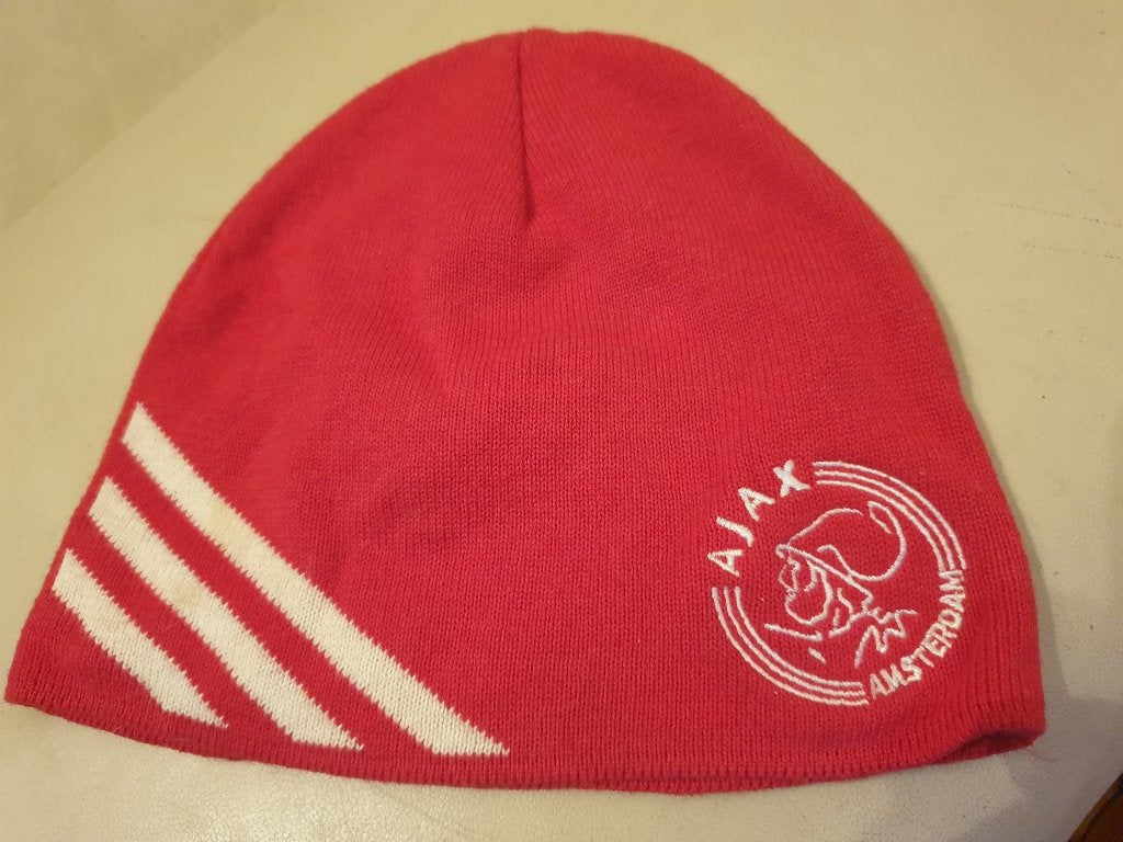 Vintage AJAX muts ONE SIZE (Jeugd) (ongeveer 6 tot 10 jaar), Maat S, Ophalen of Verzenden, Zo goed als nieuw, Overige typen