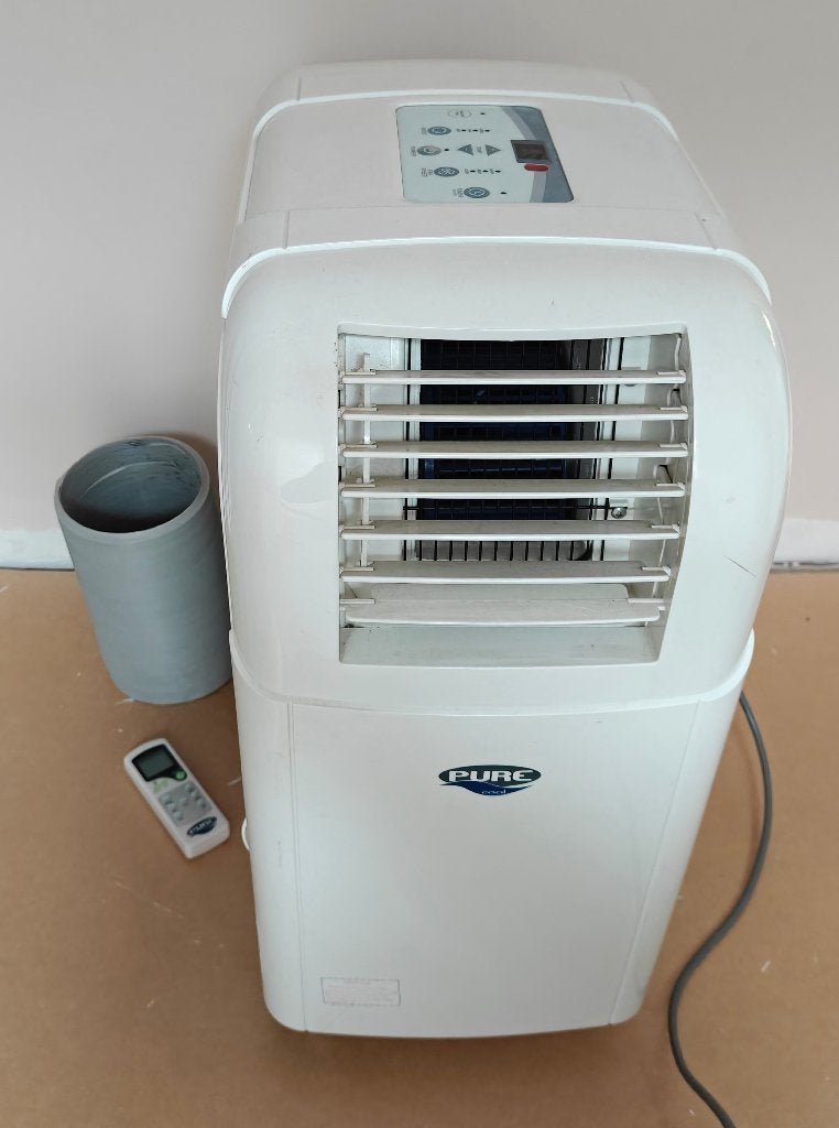 Mobiele Airco 9000BTU Pure Cool PURE811106, Witgoed en Apparatuur, Ophalen, Gebruikt, Timer, Minder dan 60 m³