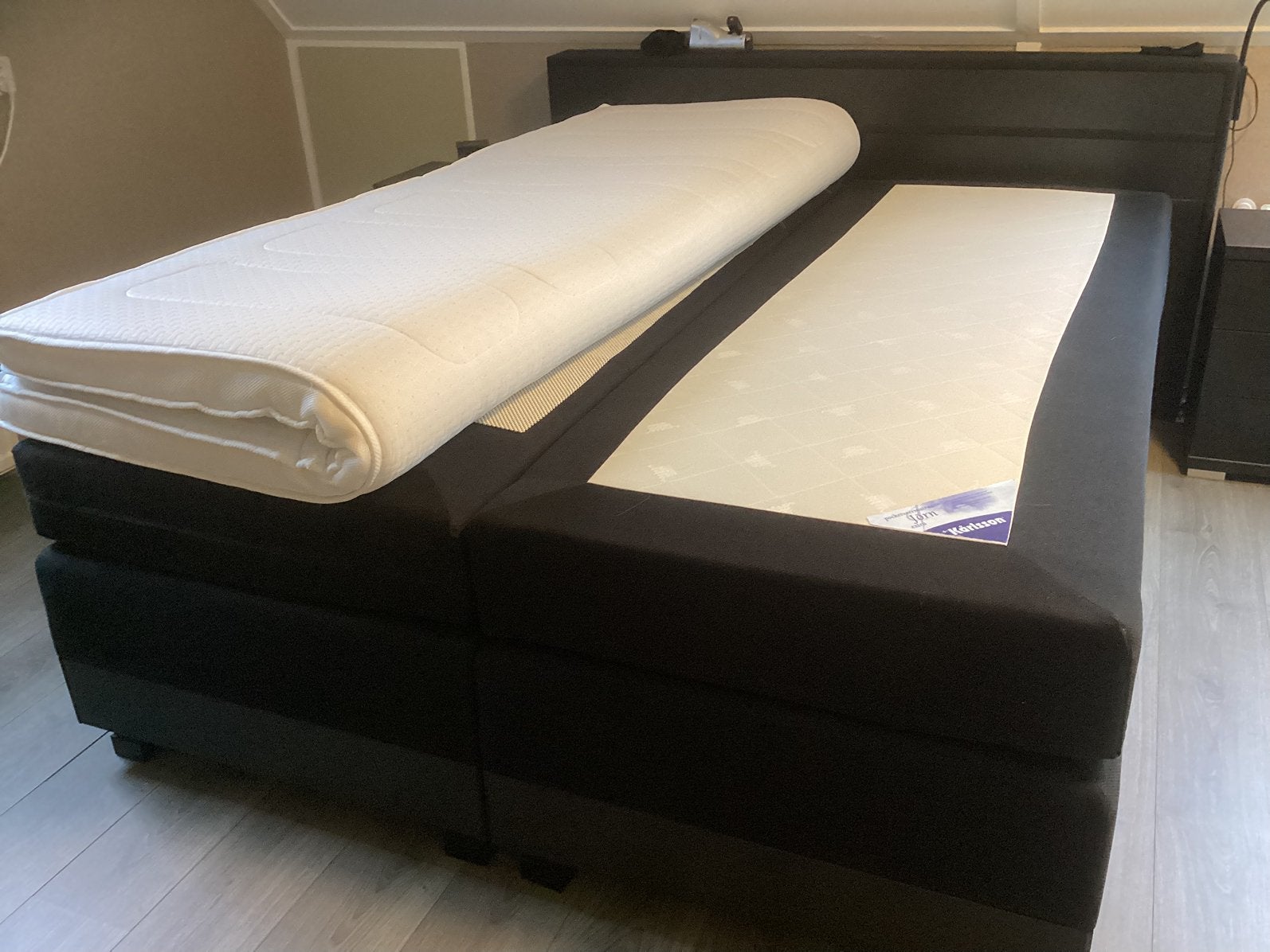 KOOPJE 2x Karlsson matras 80x210+2 persoons 160x210 topper, Ophalen of Verzenden