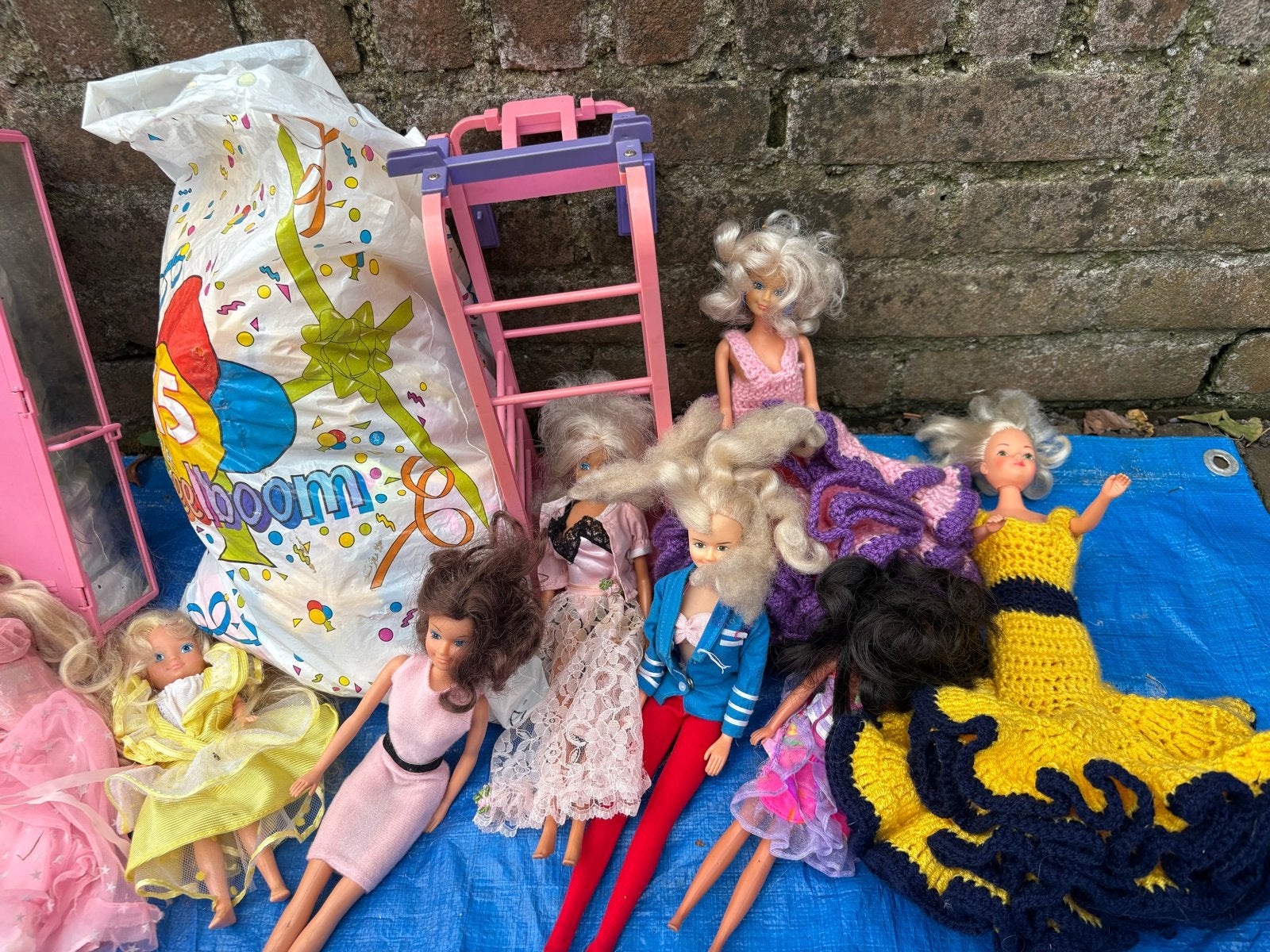 Grote partij Barbiepoppen, kleding en accessoires, Ophalen of Verzenden, Gebruikt, Barbie