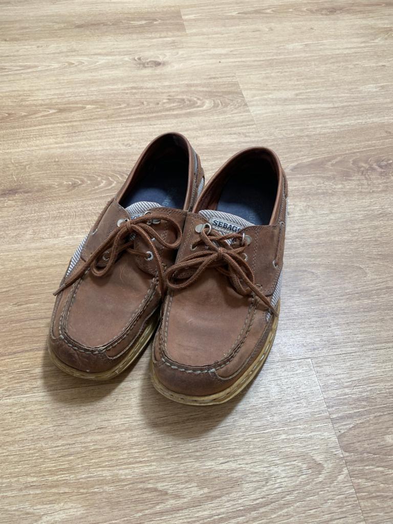 Sebago bootschoenen, maat 45, gedragen, Ophalen of Verzenden, Gedragen, Bruin, Overige typen