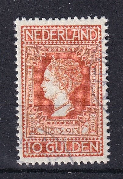 B40) 1913 NL nr 101 gestempeld €900 geen garantie, Verzenden, T/m 1940, Gestempeld