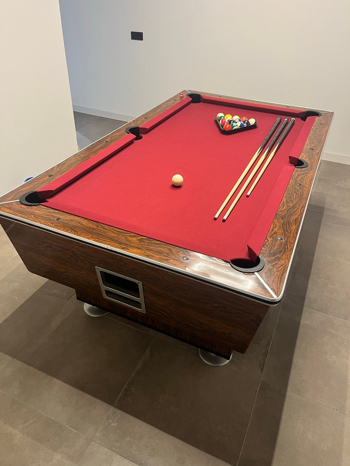 Pooltafel - Zo goed als nieuw, nieuw laken en stootbanden, Ophalen, Zo goed als nieuw, Pooltafel