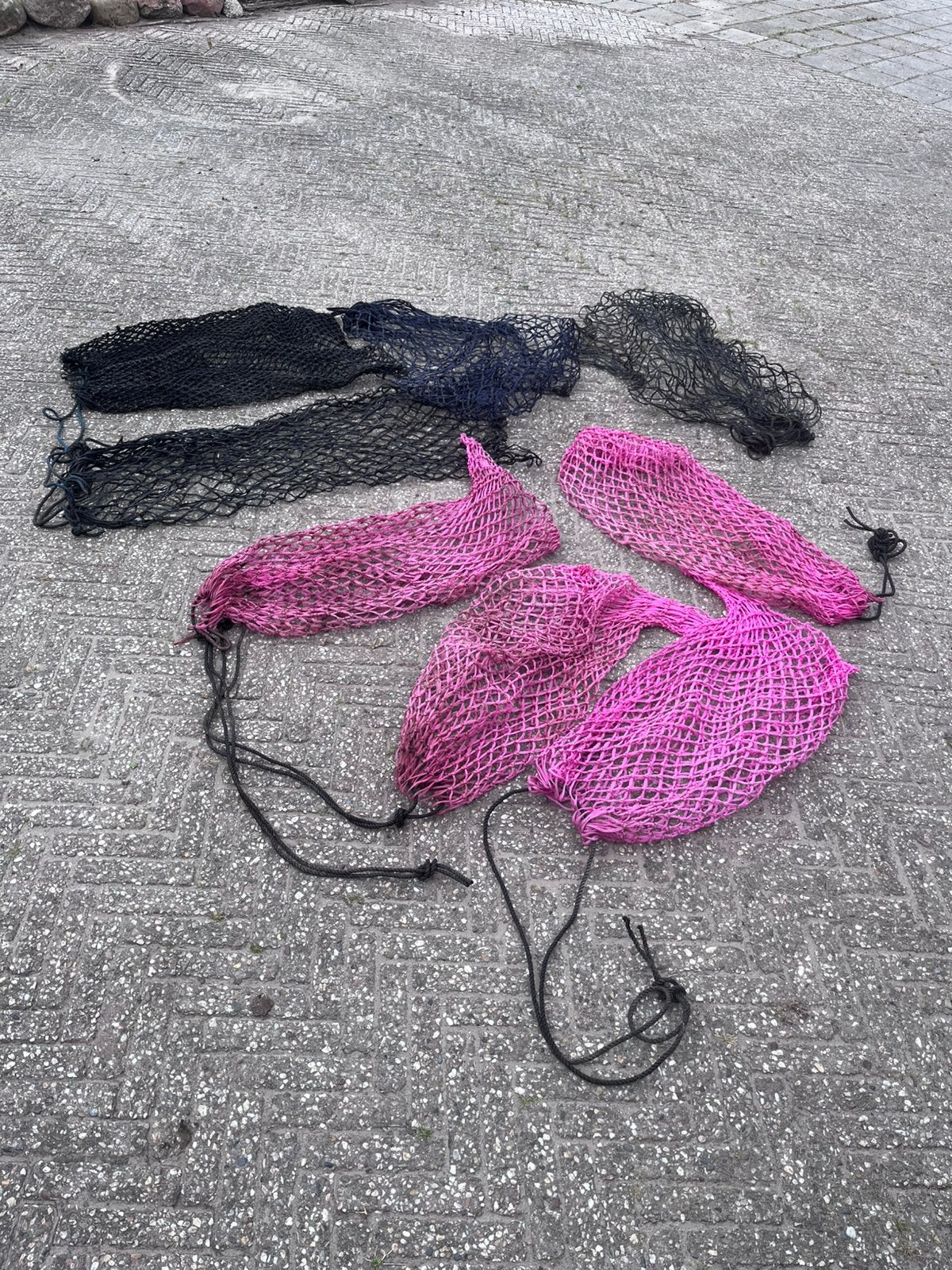 8x hooinet slowfeeder net, Ophalen of Verzenden, Gebruikt