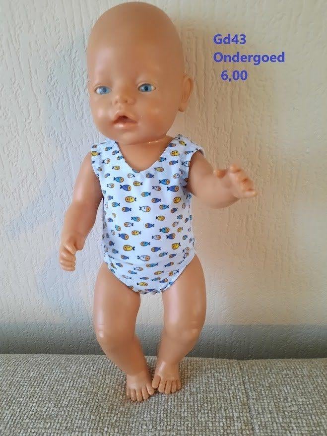 Poppenkleertjes baby born. Ondergoed. Opbrengst KiKa., Ophalen, Nieuw, Babypop