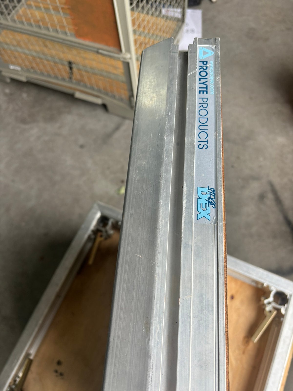 Prolyte stagedeck 5 stuks 80x80cm, Ophalen, Gebruikt, Minder dan 50 watt