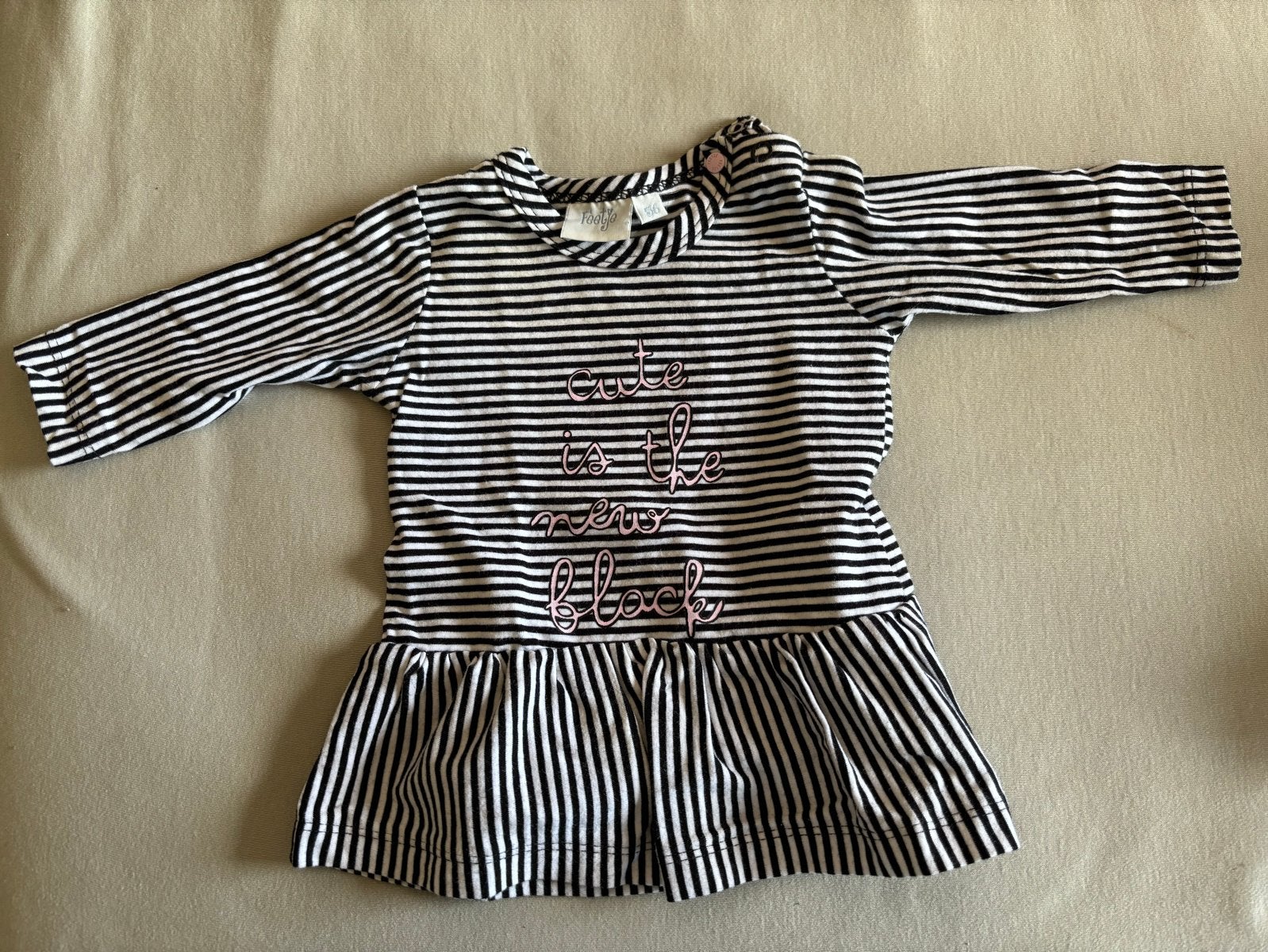 Feetje jurkje met legging maat 56, Kinderen en Baby's, Babykleding | Maat 56, Ophalen of Verzenden, Zo goed als nieuw, Meisje