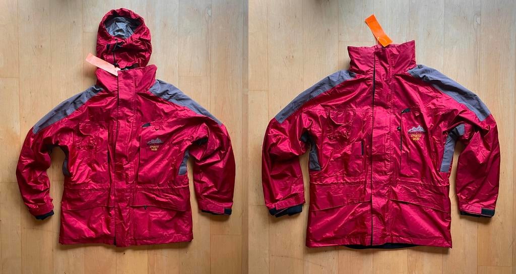 Sherpa Goretex Sherpa Tex outdoor wandel jas jack L / XL, Ophalen of Verzenden, Zo goed als nieuw, Kinderwagen of Buggy